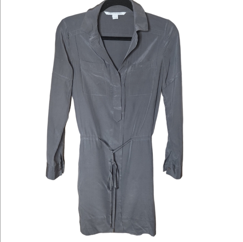 Diane Von Furstenberg Silk Shirt Dress Size 2